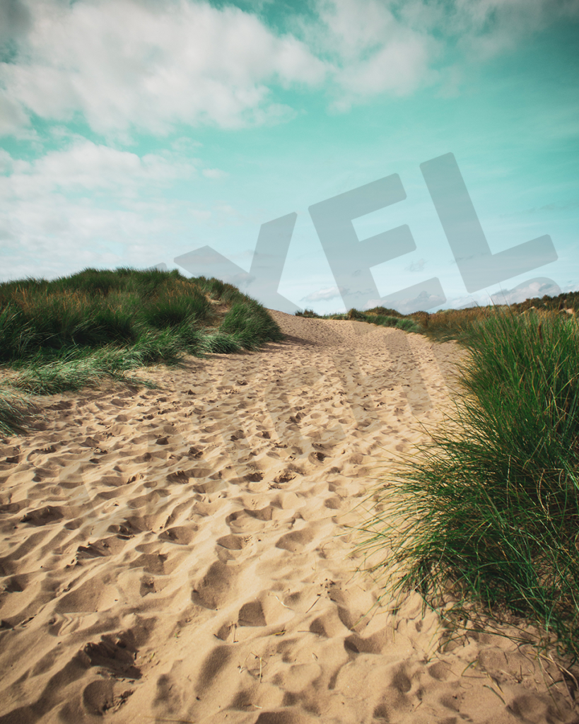 Sandy Stroll, Formby Beach, North West England| Office Home Wall Art, Fine Art Photography Print